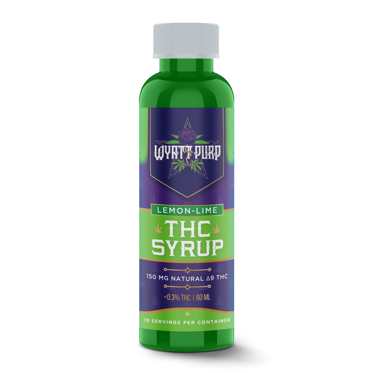 Wyatt Purp 150mg Nano THC Syrups