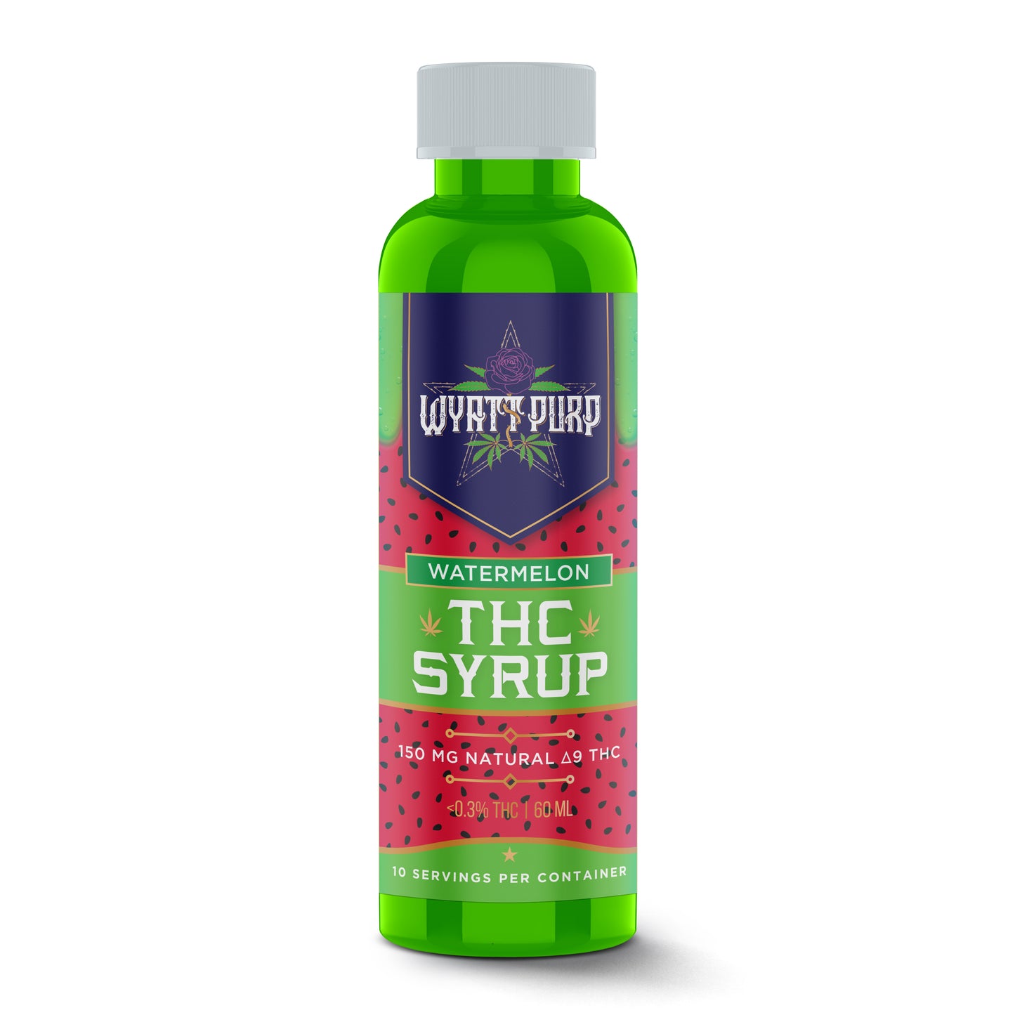 Wyatt Purp 150mg Nano THC Syrups