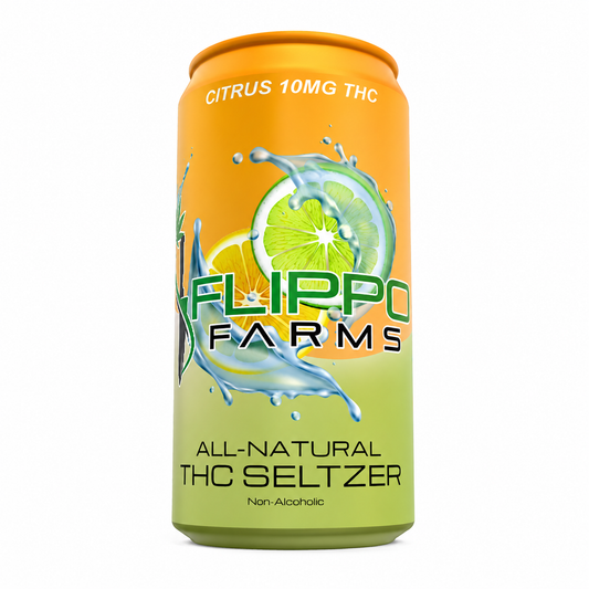 Flippo Farms 10mg Citrus Flavored THC Beverage (24pk/case)