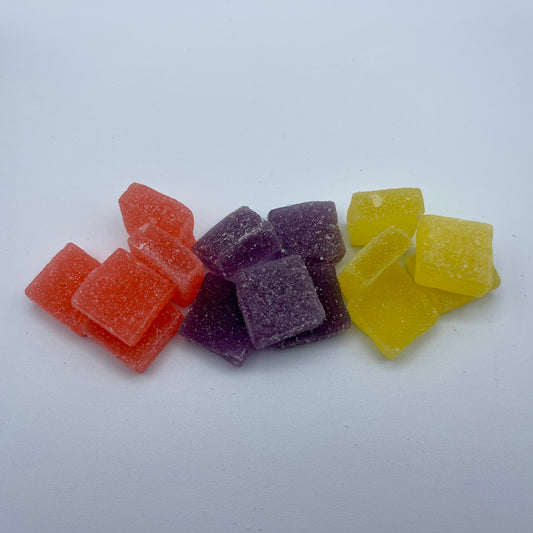 THC + CBD 300mg Gummies 30 Pack of Trifecta Edibles- 3 Flavor Pack
