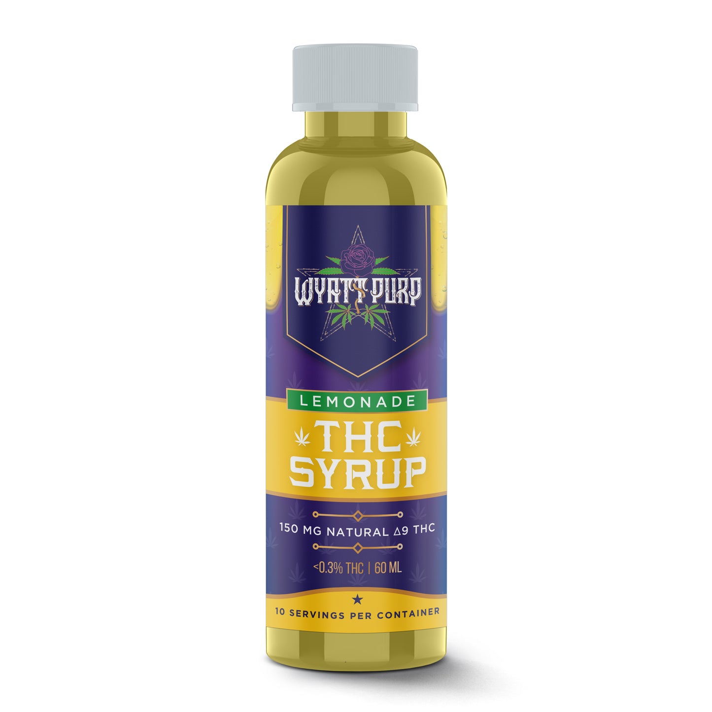 Wyatt Purp 150mg Nano THC Syrups