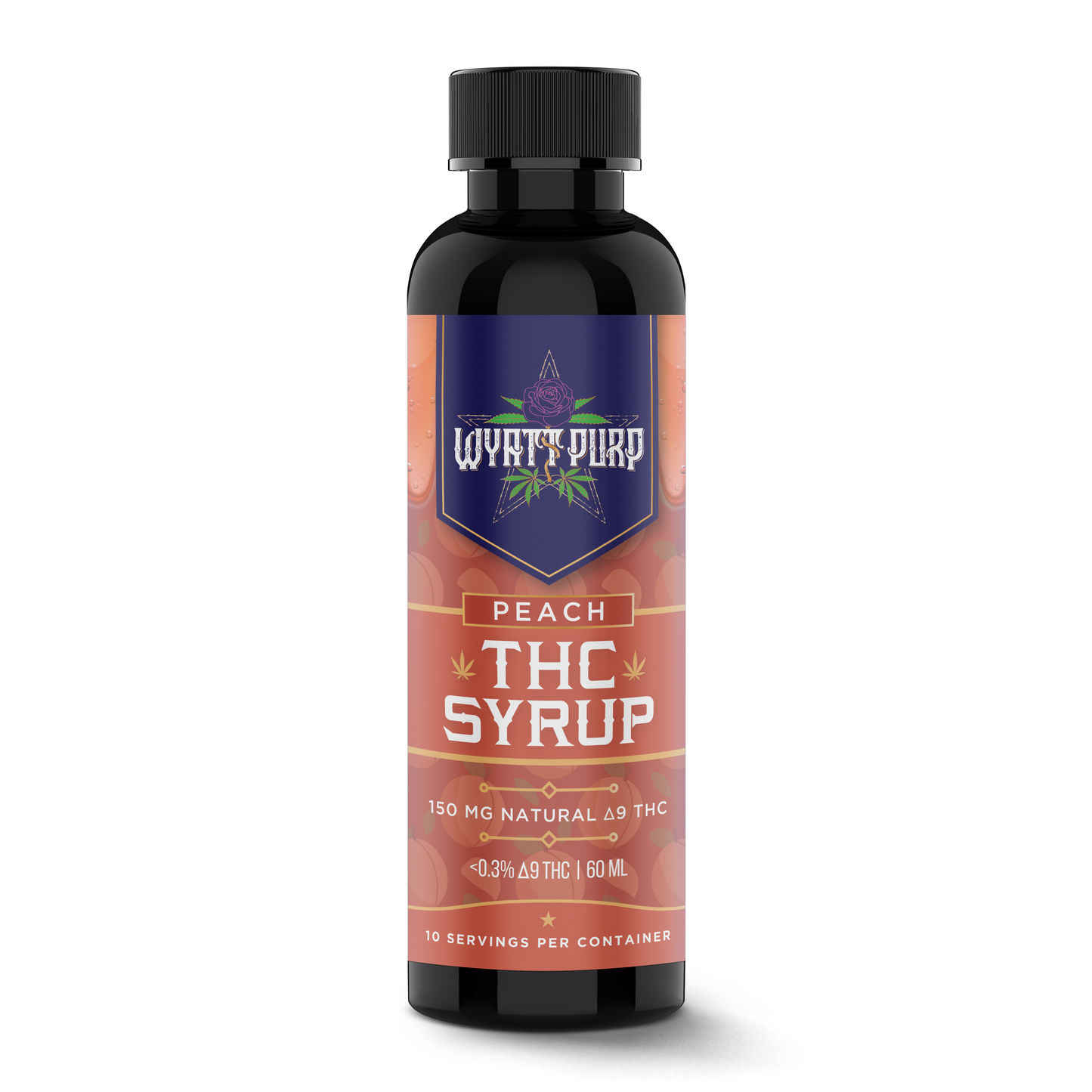 Wyatt Purp 150mg Nano THC Syrups 12 Count Display Box