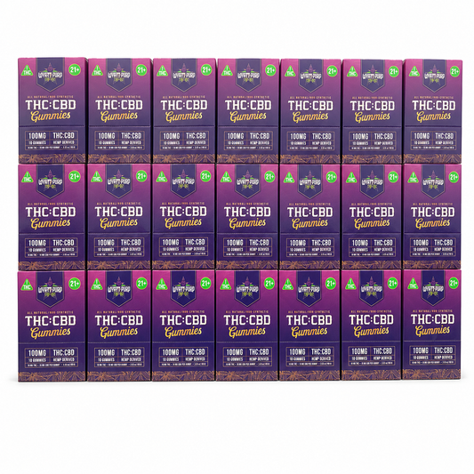 Wyatt Purp 10mg THC:CBD Gummies - 21 box Master Case