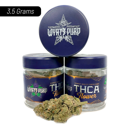 Wyatt Purp (PLATINUM) 3.5 Gram Packaged Flower